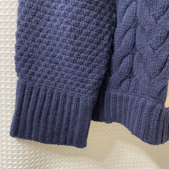 NWOT AT Panel Cable Knit Sweater - Picture 2 of 6
